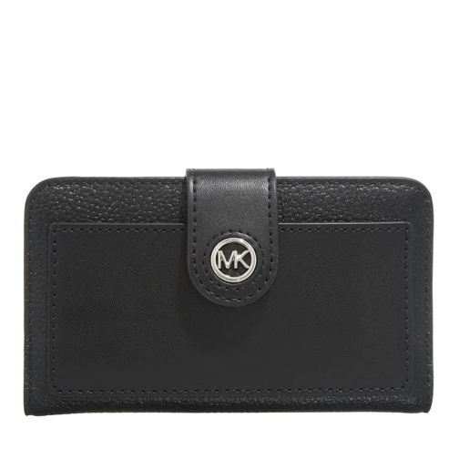 MICHAEL Michael Kors Bi-Fold Portemonnaie Md Tab Pckt Bifold Black