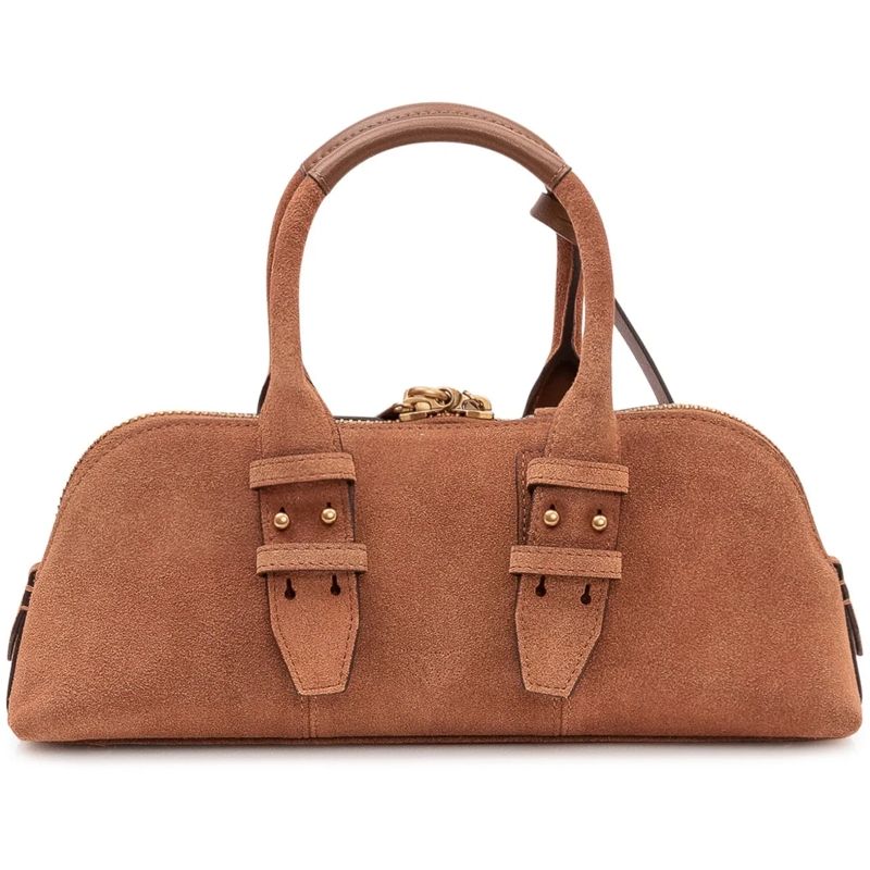 Pinko Tote Borsa Bowling Baguette con Manici beige(Image 4)