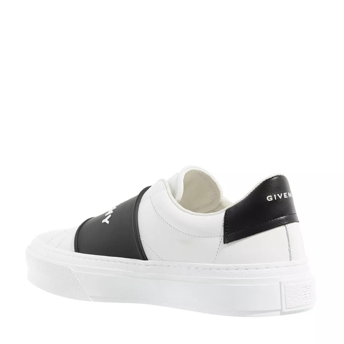 Givenchy City Sport Sneakers White Black Slip On Sneaker