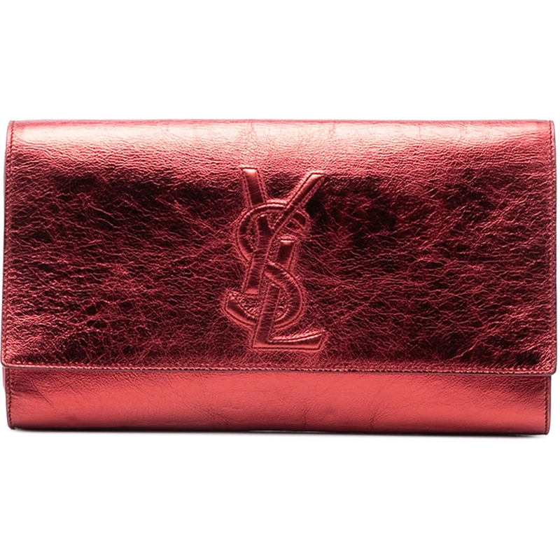Saint Laurent Clutch Crinkled Calfskin Belle de Jour Clutch rot