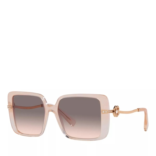 BVLGARI Sunglasses 0BV8243B Opal Peach Striped Gradient Zonnebril