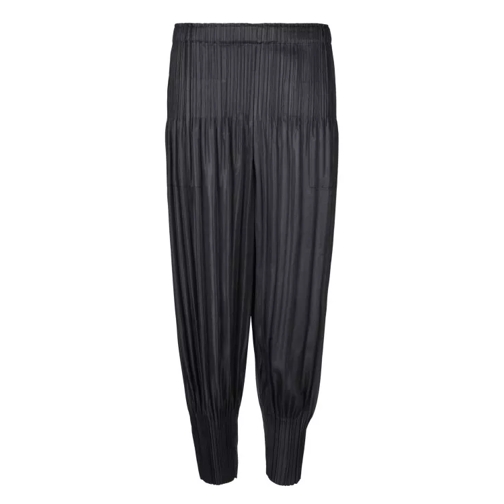 Issey Miyake Pleated Trousers Black 