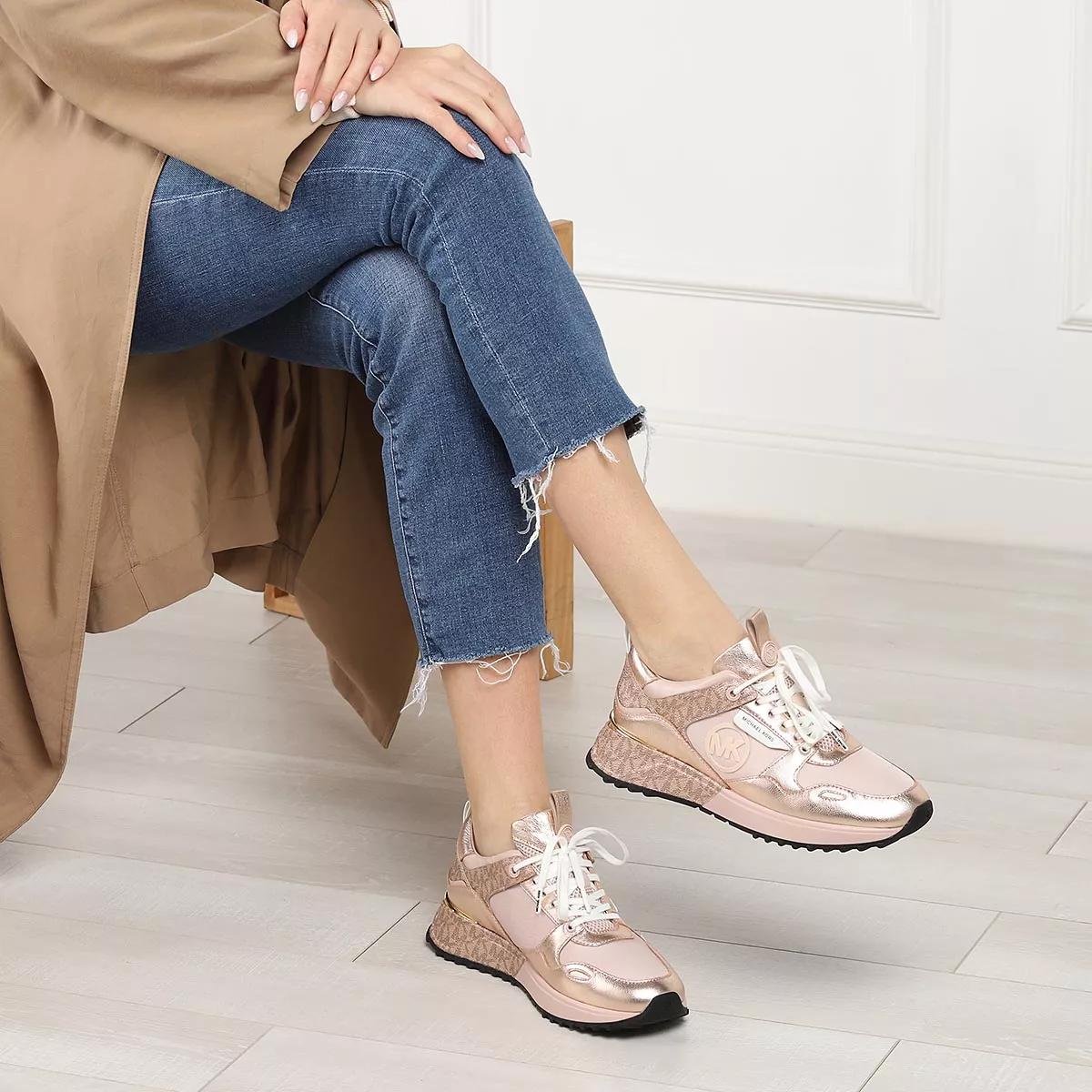 Michael kors rose gold on sale sneakers