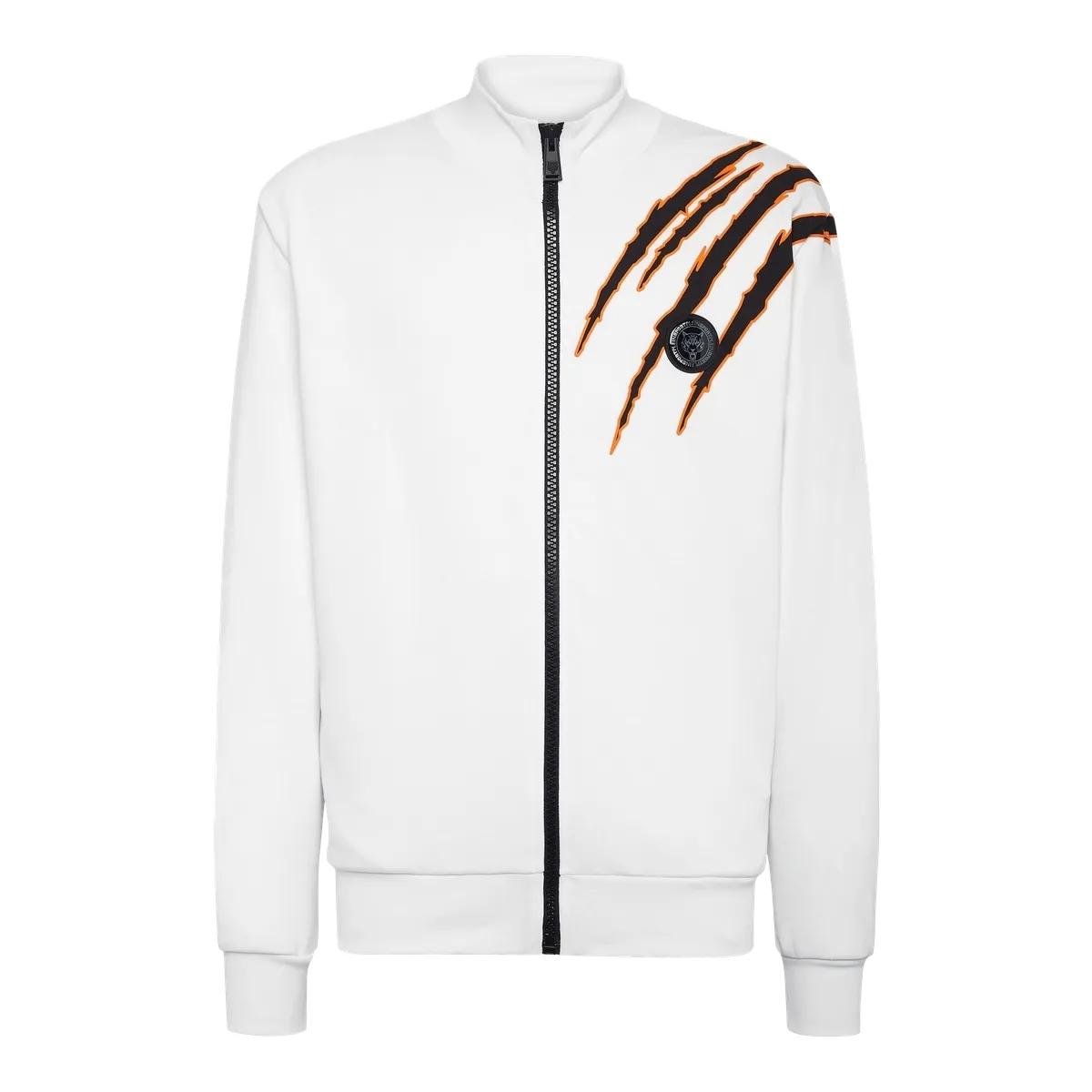 Thumbnail - Plein Sport - Sweatjacke Scratch - Größe L - weiß