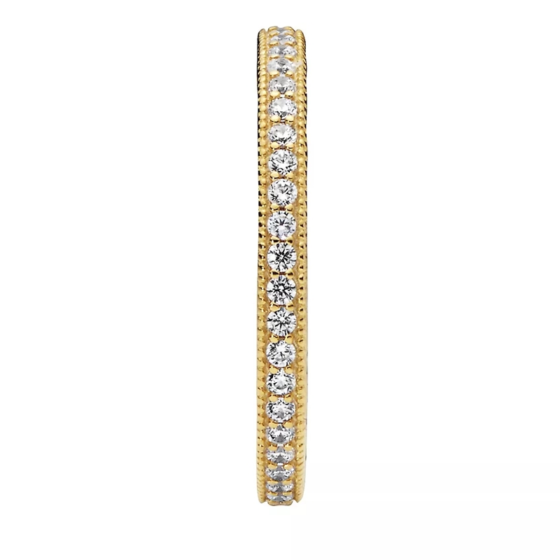Pandora Eternityring Funkeln und Herzen Ring 14k Gold-plated unique metal blend(Image 4)