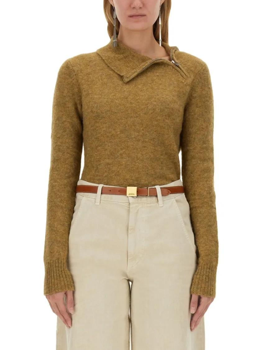 Thumbnail - Etoile Isabel Marant - "Odelle" Jersey - Größe 40 - beige