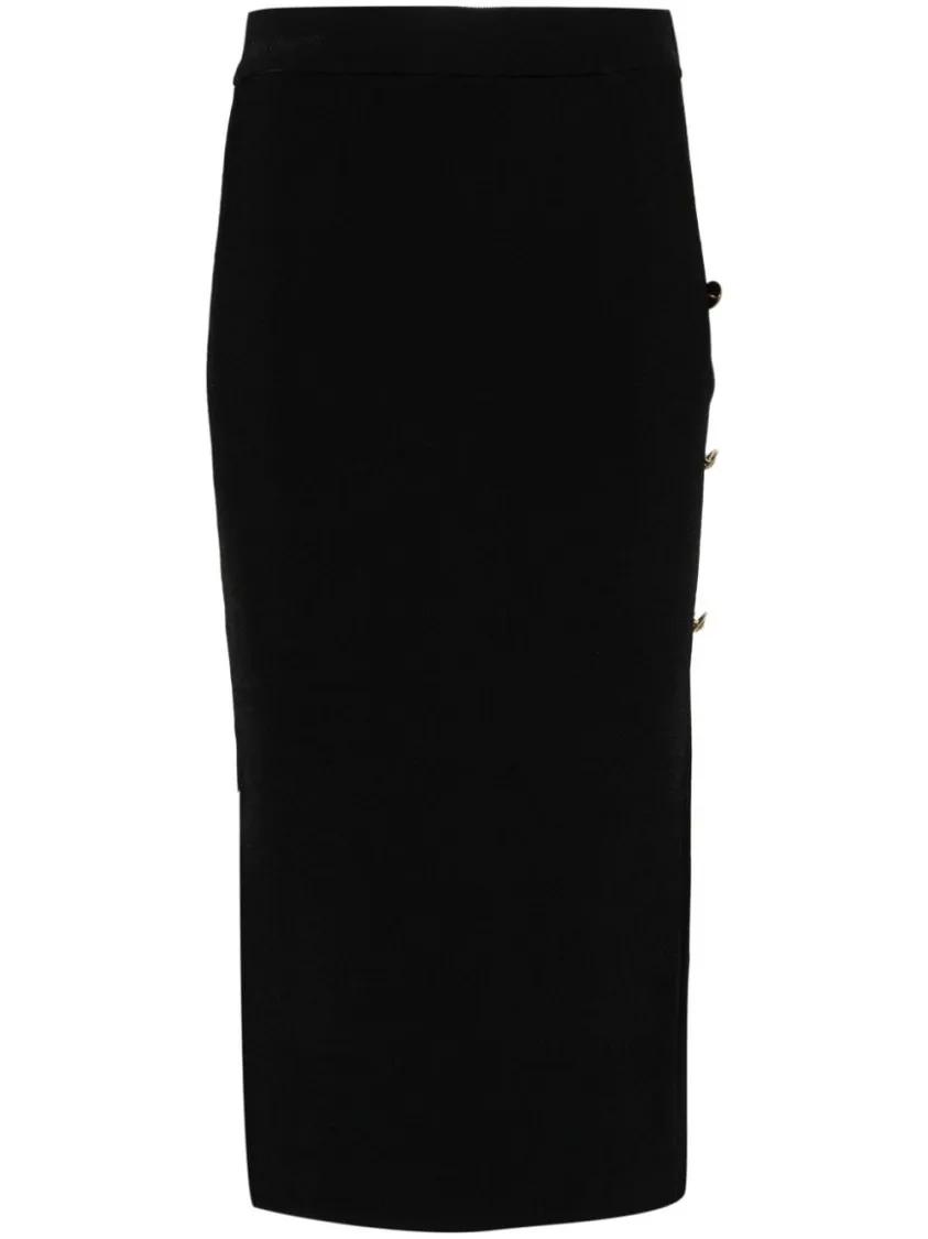 Thumbnail - Versace Jeans Couture - Logo Skirt - Größe S - schwarz