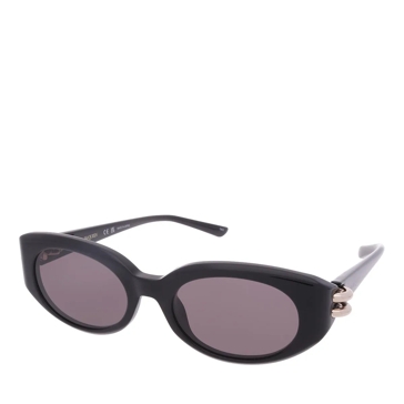 Alexander McQueen AM0469S-001 Black-Black-Grey | Sunglasses