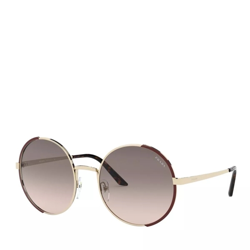 Prada Women Sunglasses Conceptual 0PR 59XS Pale Gold/Brown Sonnenbrille