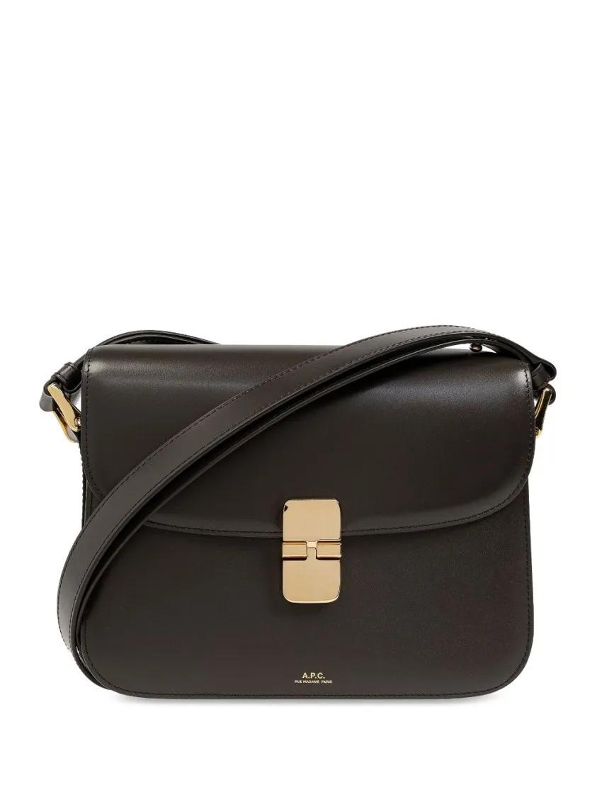 A.P.C. Shopper - Leather Shoulder Bag - Gr. unisize - in Braun - für Damen