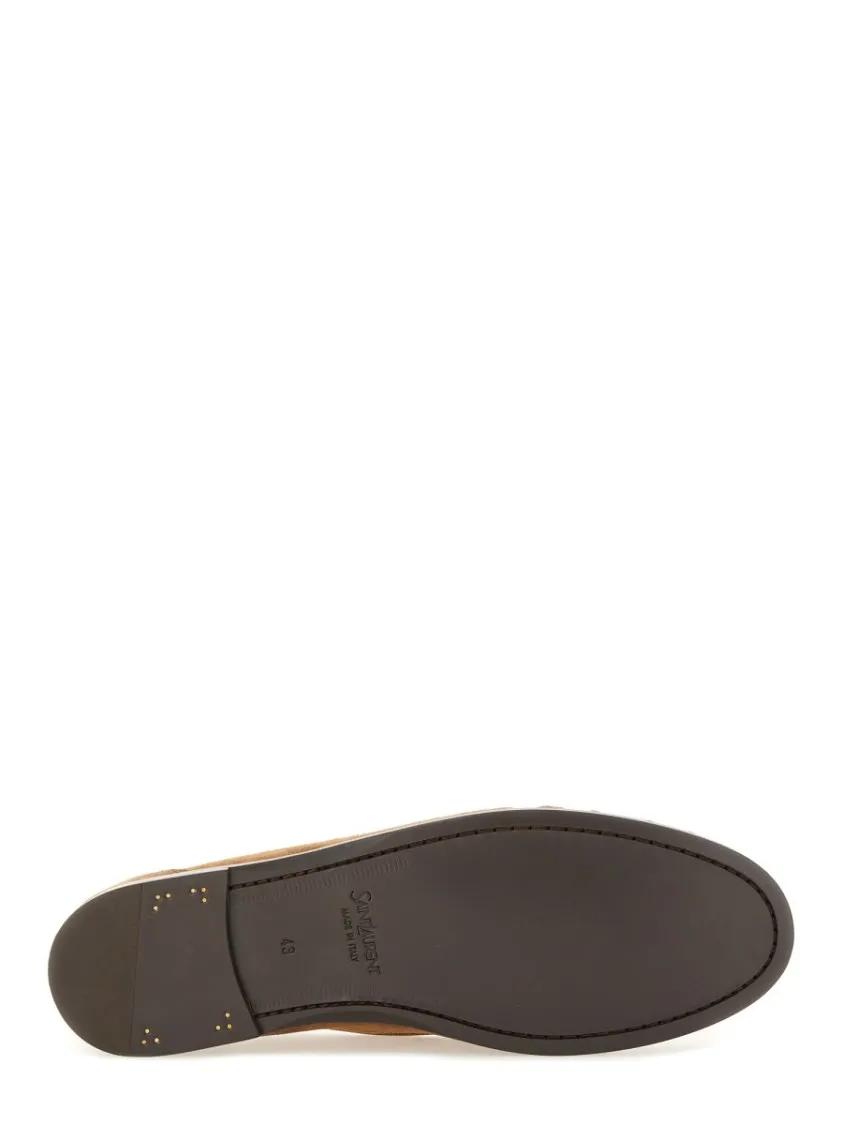 Thumbnail - Saint Laurent Loafer - Suede "Laurent" Moccasin - Gr. 43 (EU) - in Braun - für Damen