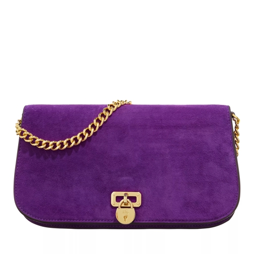 Lauren Ralph Lauren Tanner Shoulder Bag Medium Purple Agate Axelremsväska