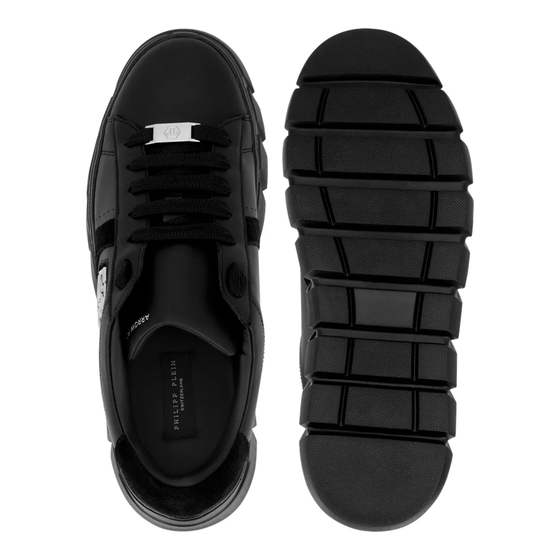 Philipp Plein Low-Top-Sneaker Lo-Top Turnschuhe Hexagon schwarz(Image 5)