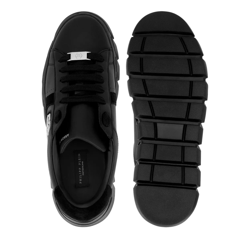 Philipp Plein Low-Top-Sneaker Lo-Top Turnschuhe Hexagon schwarz(Image 5)