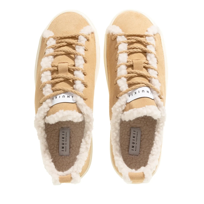 INUIKII Low-Top-Sneaker Shearling Low Beige(Image 6)