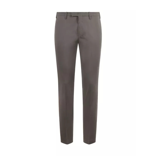 Pt01 Grey Skinny Fit Trousers Grey Pantaloni