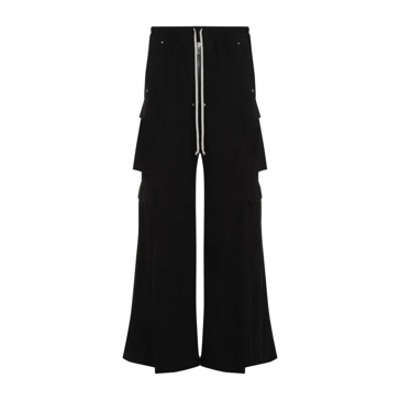 Rick Owens Double Cargo Jumbo Belas Pants Black
