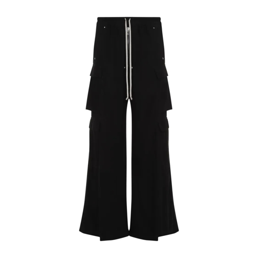 Rick Owens  Double Cargo Jumbo Belas Pants Black