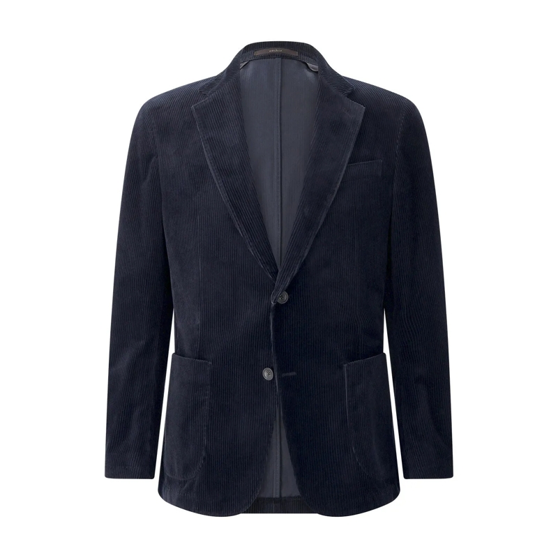 windsor. Anzugjacke Cordsakko aus Baumwolle blau