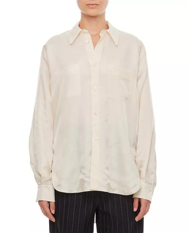 Quira - Reversible Button-Up Shirt - Größe 40 - white