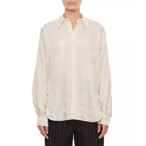 Quira Reversible Button-Up Shirt White 