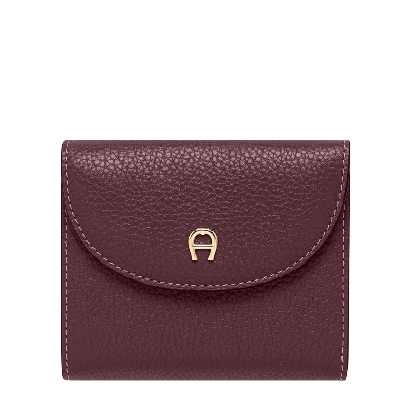 AIGNER Porte-monnaie Geldbörse Miranda aus Leder Dunkelrot