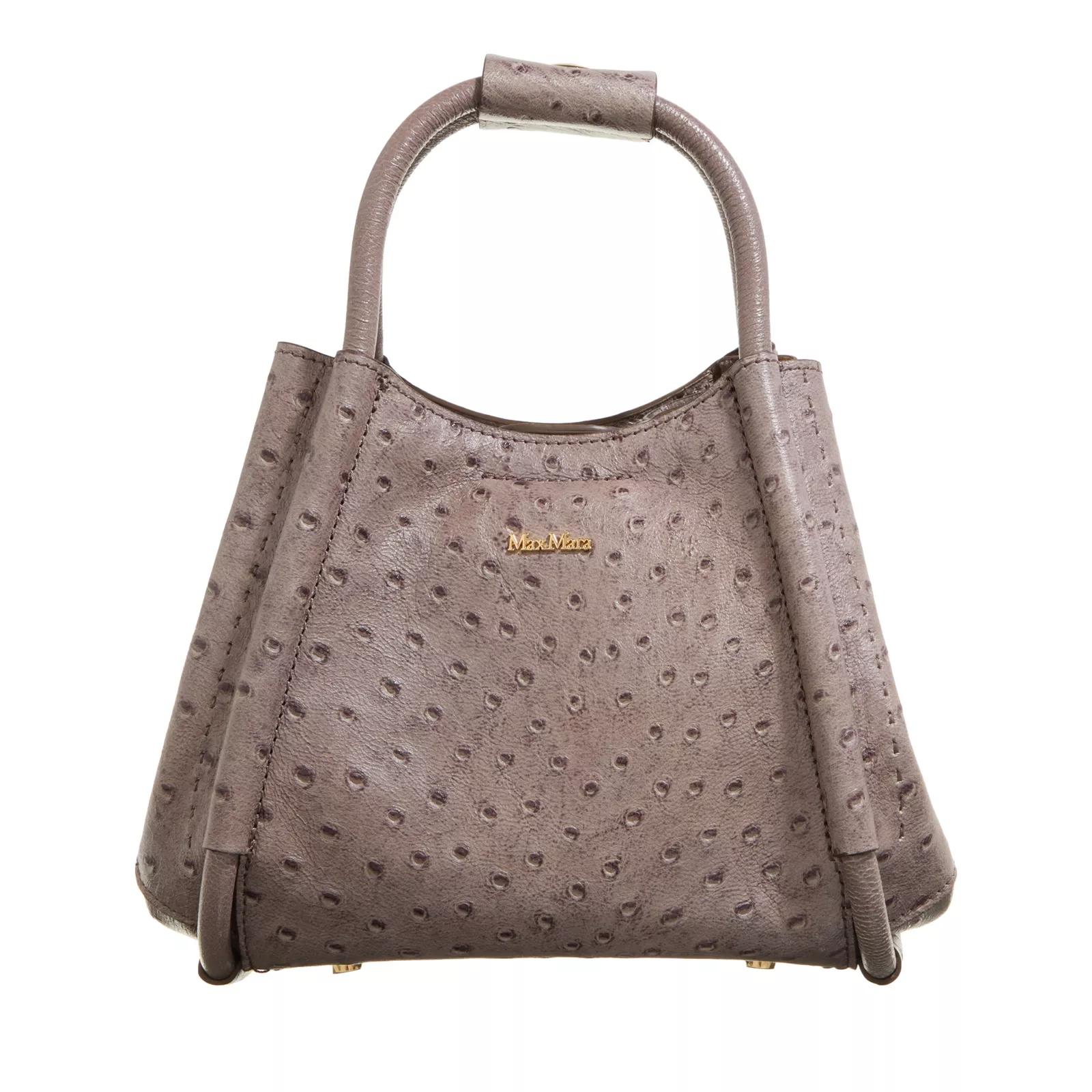 Max Mara Tote - Marinxsostrich - Gr. unisize - in Braun - für Damen