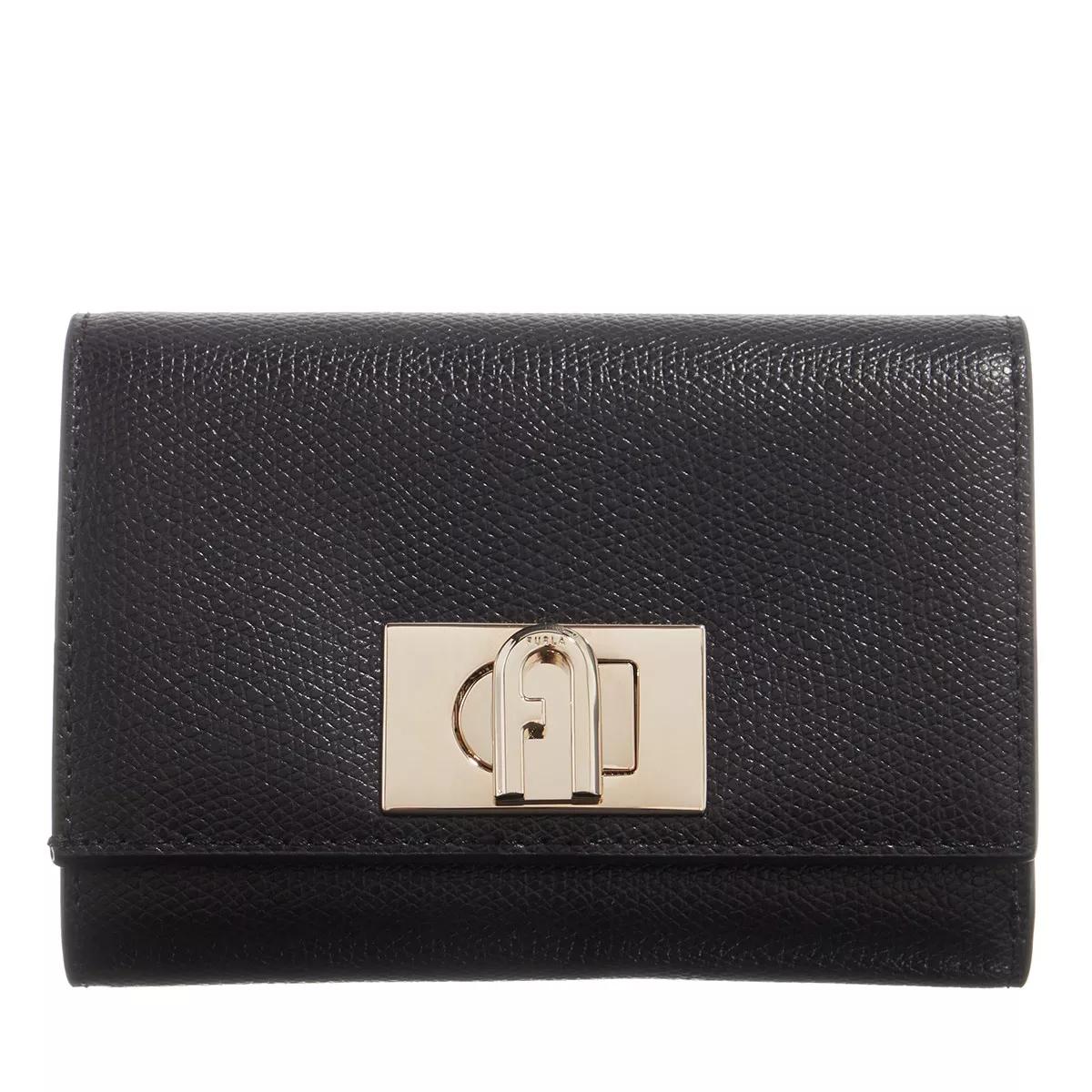 Furla Portemonnaie - Furla 1927 M Compact Wallet - Gr. unisize - in Schwarz - für Damen