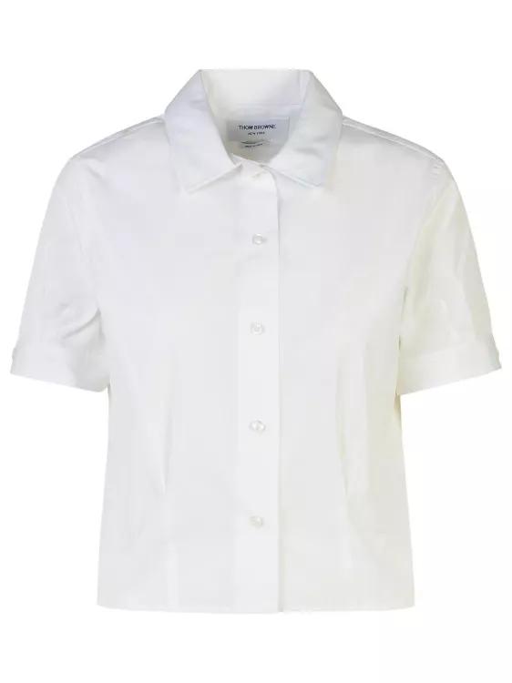 Thom Browne - White Cotton Shirt - Größe 40 - weiß