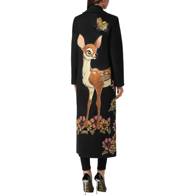 Philipp Plein Wintermantel Coat Long schwarz(Image 2)