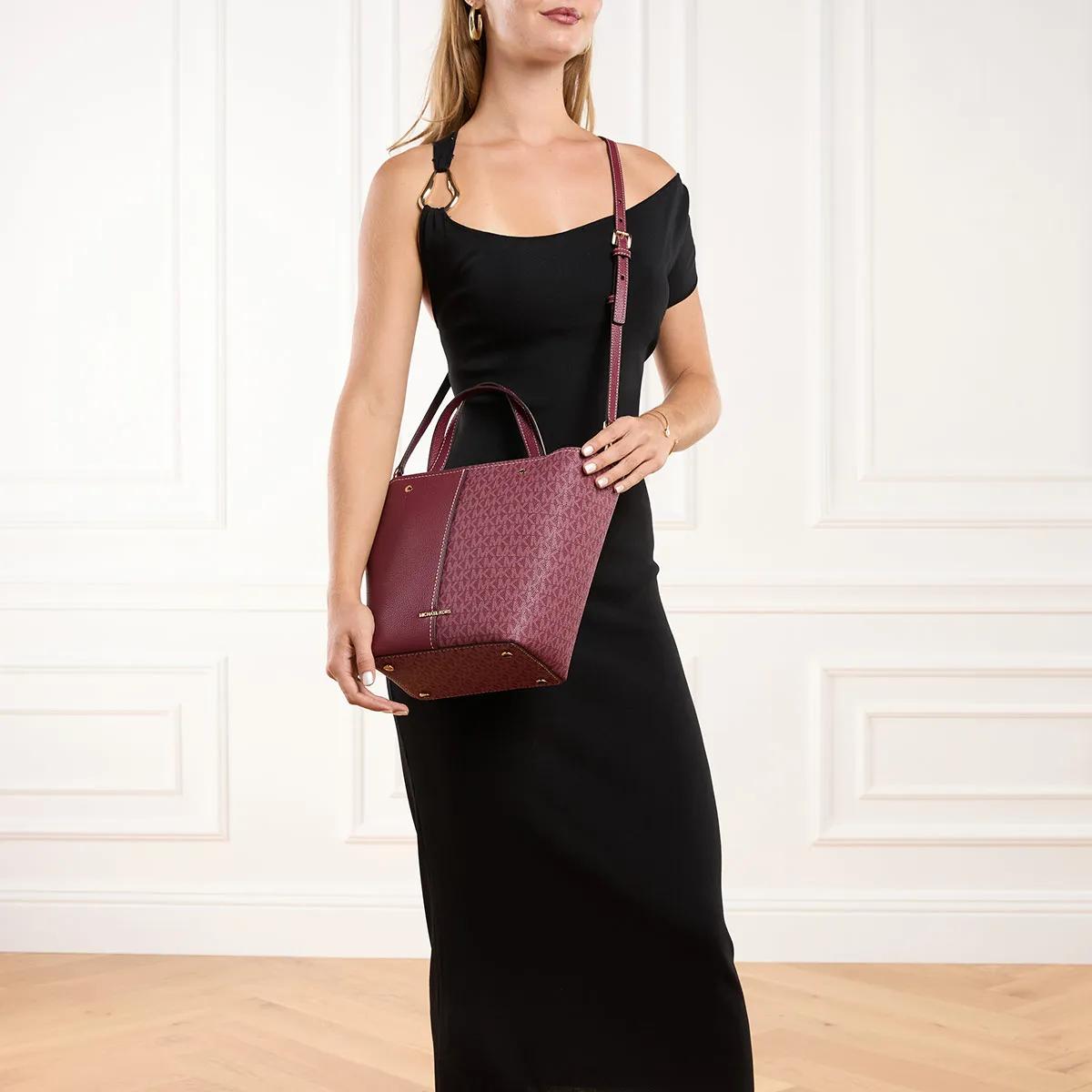 Michael Kors Shoppers Flora Md Tz Tote in rood