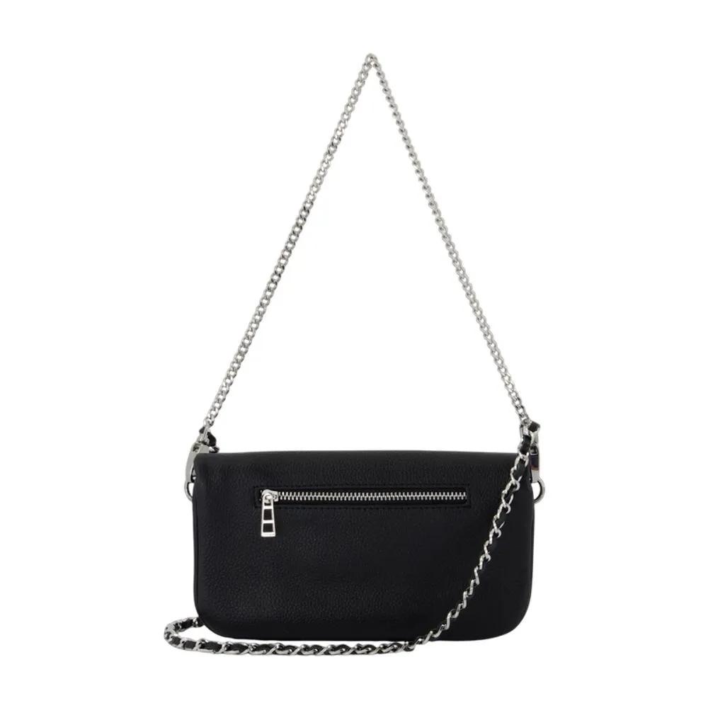 Zadig & Voltaire Crossbody bags Rock Nano Grained Leather in zwart