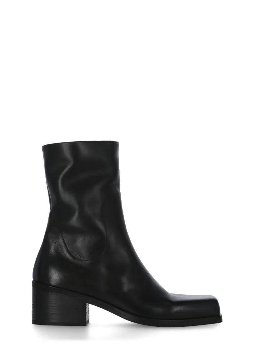 Marsèll Stiefel - Leather Ankle Boots - Gr. 37 (EU) - in Schwarz - für Damen