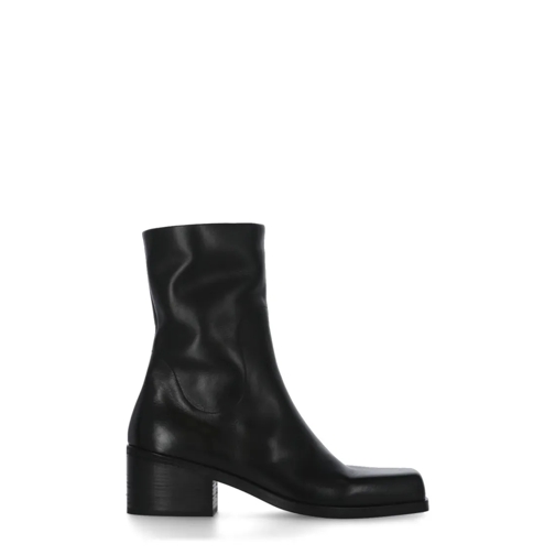 Marsèll Leather Ankle Boots Black Stiefel