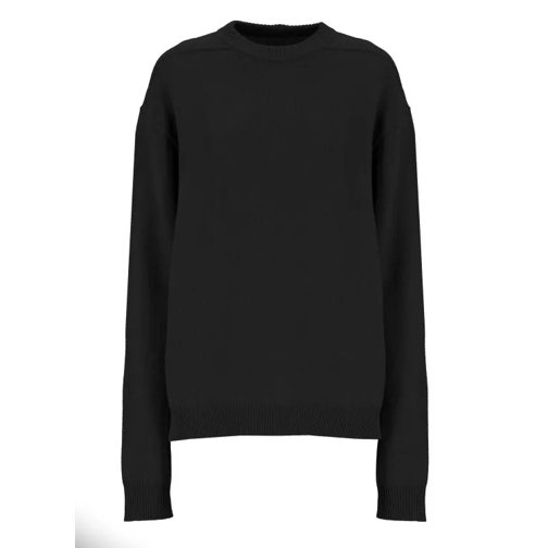 Rick Owens Black Cashmere Sweater Black 