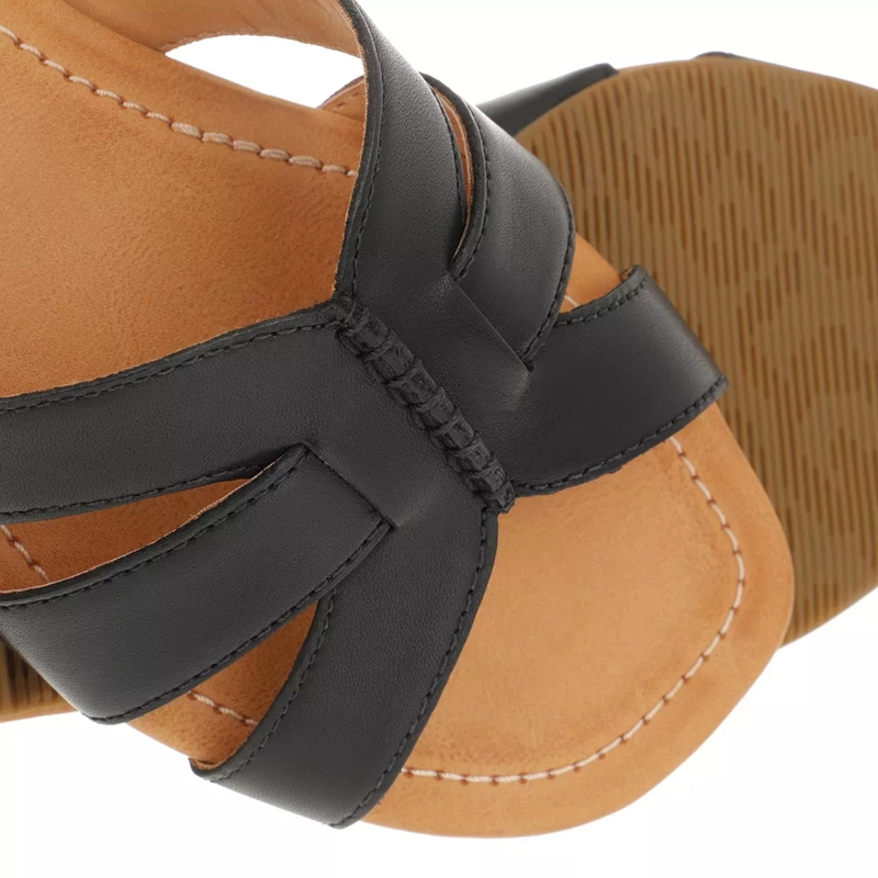 UGG Slides W Teague Black Leather(Image 3)
