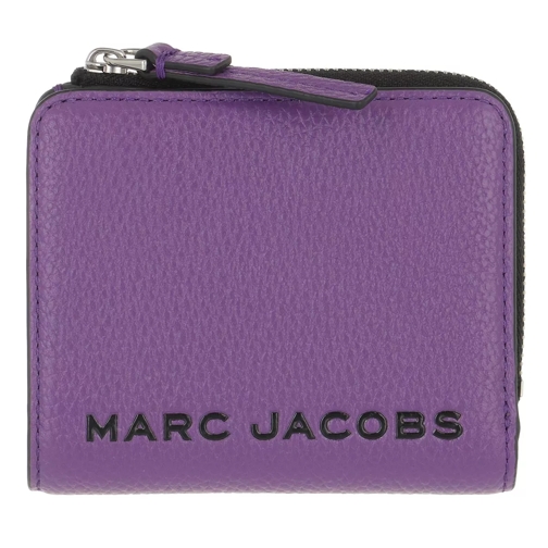 Marc Jacobs The Bold Mini Compact Wallet Purple Sapphire Bi-Fold Portemonnee