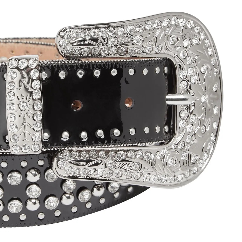 Philipp Plein Gürtel Gürtel Mit Schmucksteinen schwarz(Image 2)