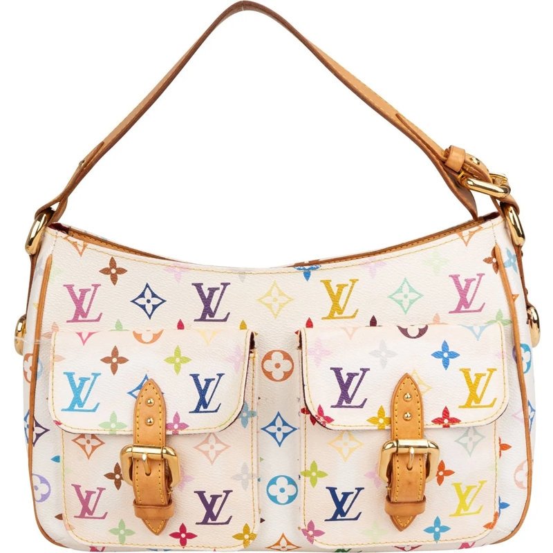 Louis Vuitton Tote Louis Vuitton Murakami Multicolor Lodge Handbag weiß