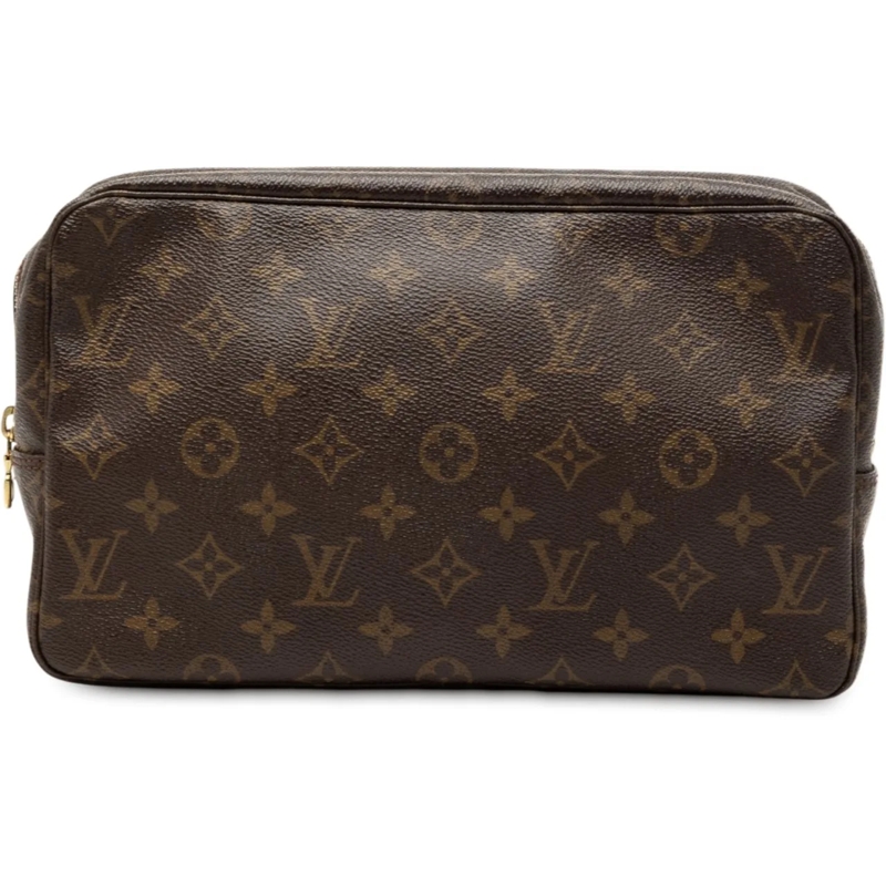 Louis Vuitton Clutch Monogram Trousse Toilette 28 braun