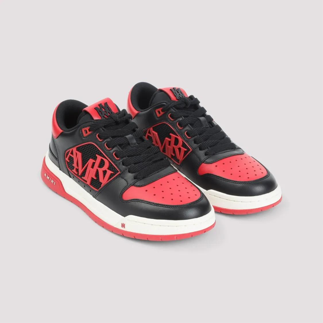 Thumbnail - Amiri Low-Top Sneaker - Red And Black Leather Sneakers - Gr. 45 (EU) - in Schwarz - für Damen
