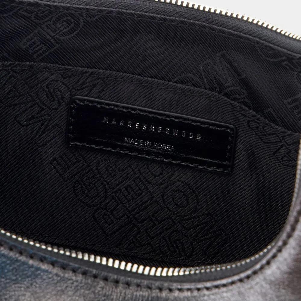 MARGE SHERWOOD Hobo bags Shoulder Bag Leather Black in zwart