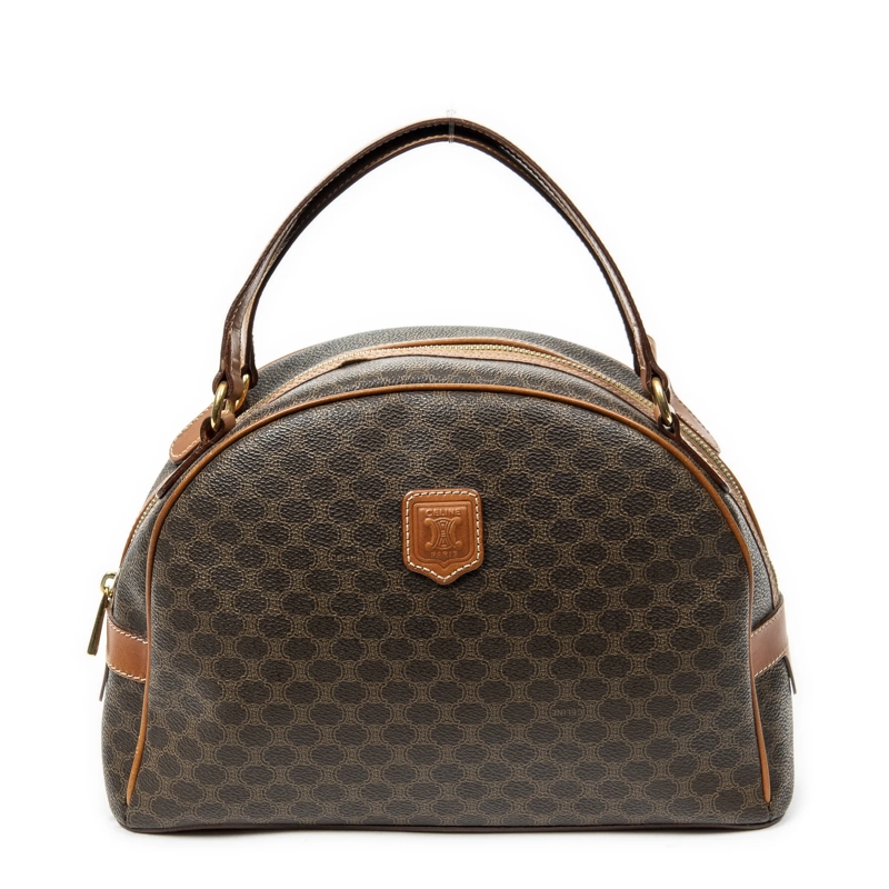 Celine Crossbody Bag Dome Top Handle braun