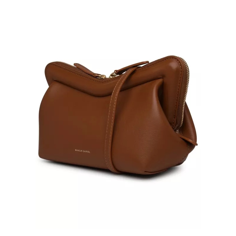 Mansur Gavriel Crossbody Bag Mini Frame Shoulder Bag In Brown Leather Brown(Image 3)