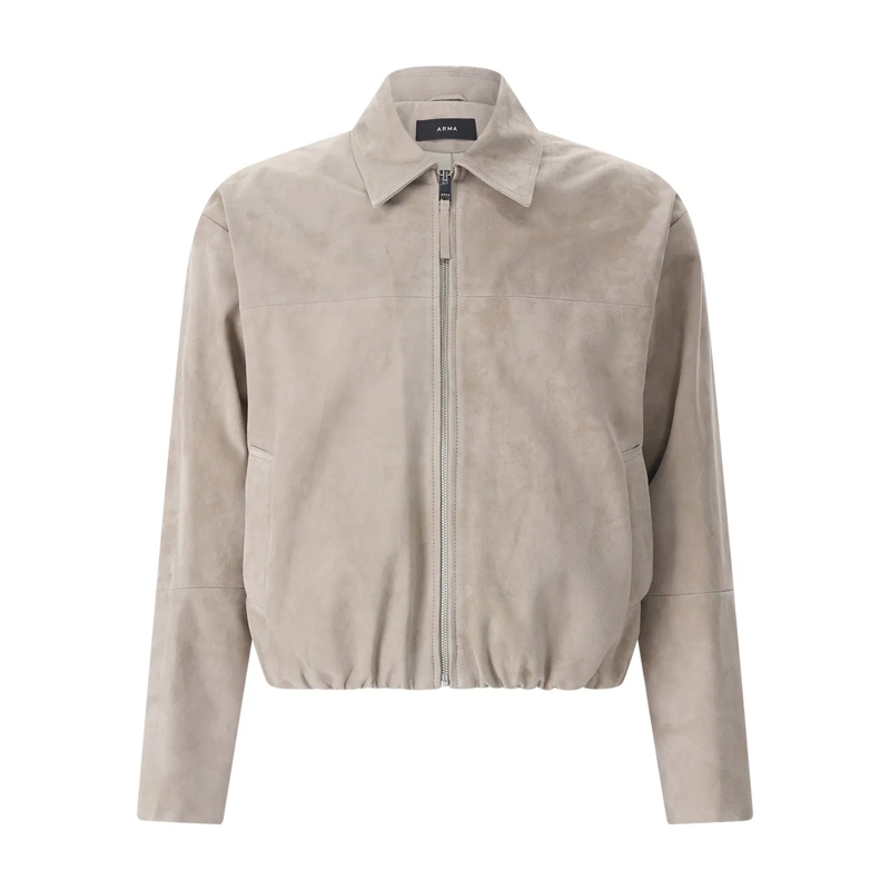 Arma Übergangsjacke Jacke Loua aus Veloursleder beige