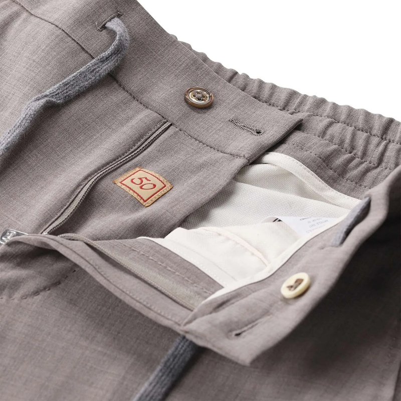 Marco Pescarolo Freizeithose Stoffhose Caracciolo braun(Image 4)