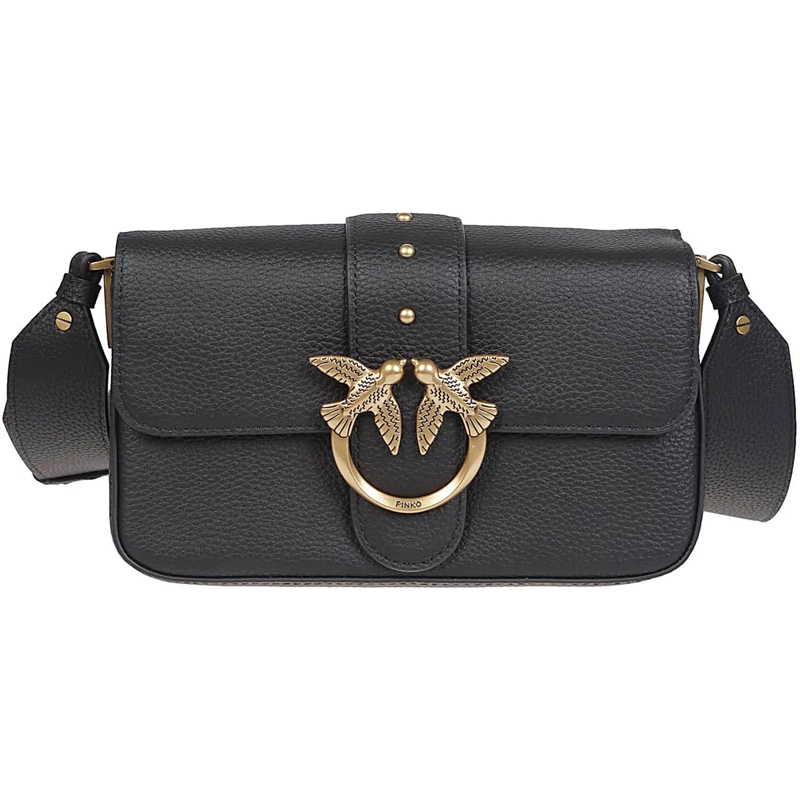 Pinko Fourre-tout Love One Slouchy Mini Bag Black schwarz