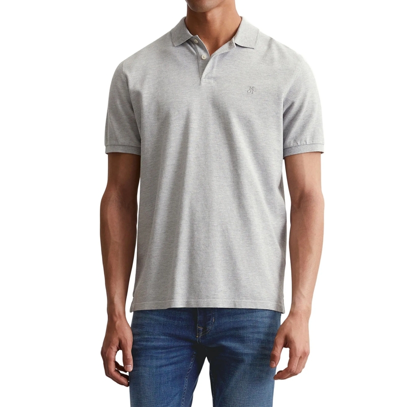 Marc O´Polo Poloshirt Small-Logo 1er Pack grau(Image 2)