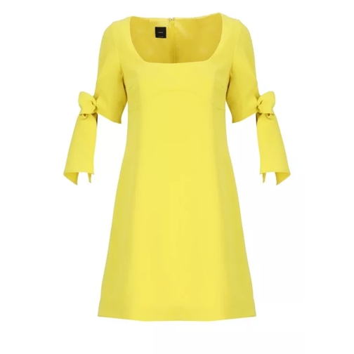 Pinko Verdicchio Dress Yellow 