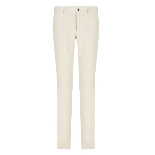 Incotex  Ivory Cotton Pants Neutrals